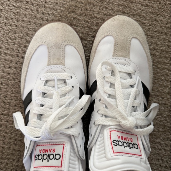 Adidas Samba White and Black Sneakers (Unisex) - Picture 8 of 9